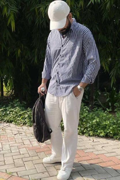 Scanners Elegant Men's Checkered Casual Shirt