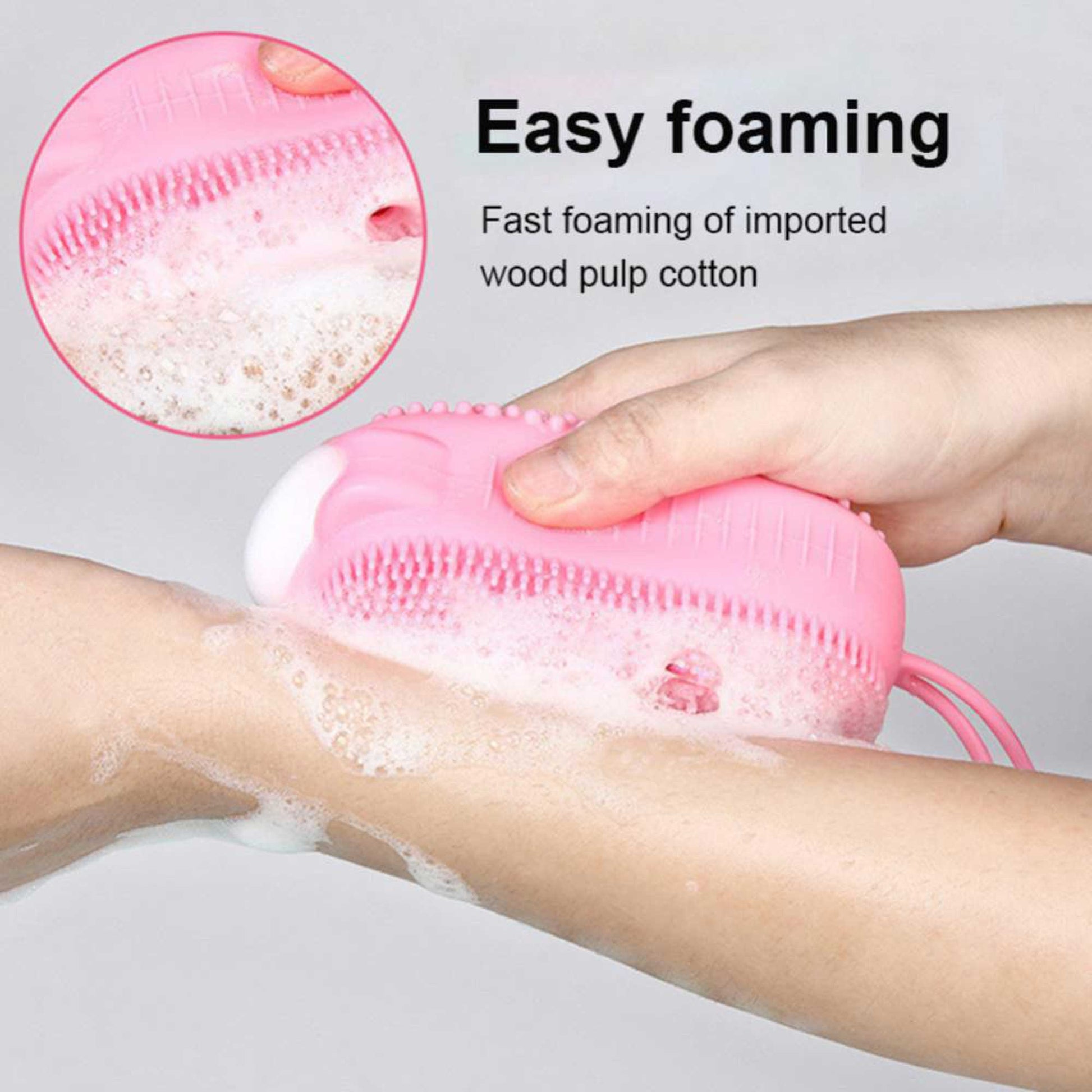 Super Soft Silicon Bubbles Bath Brush Health & Beauty RAM 