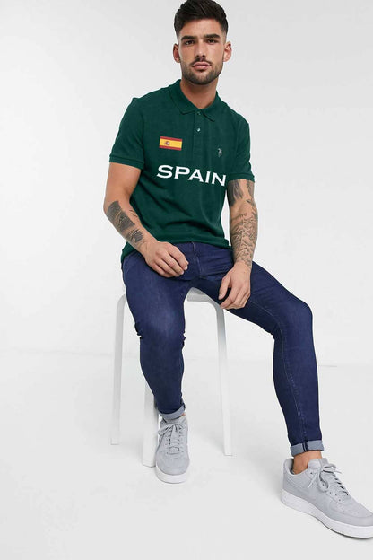 Polo Republica Men's Spain Polo Shirt