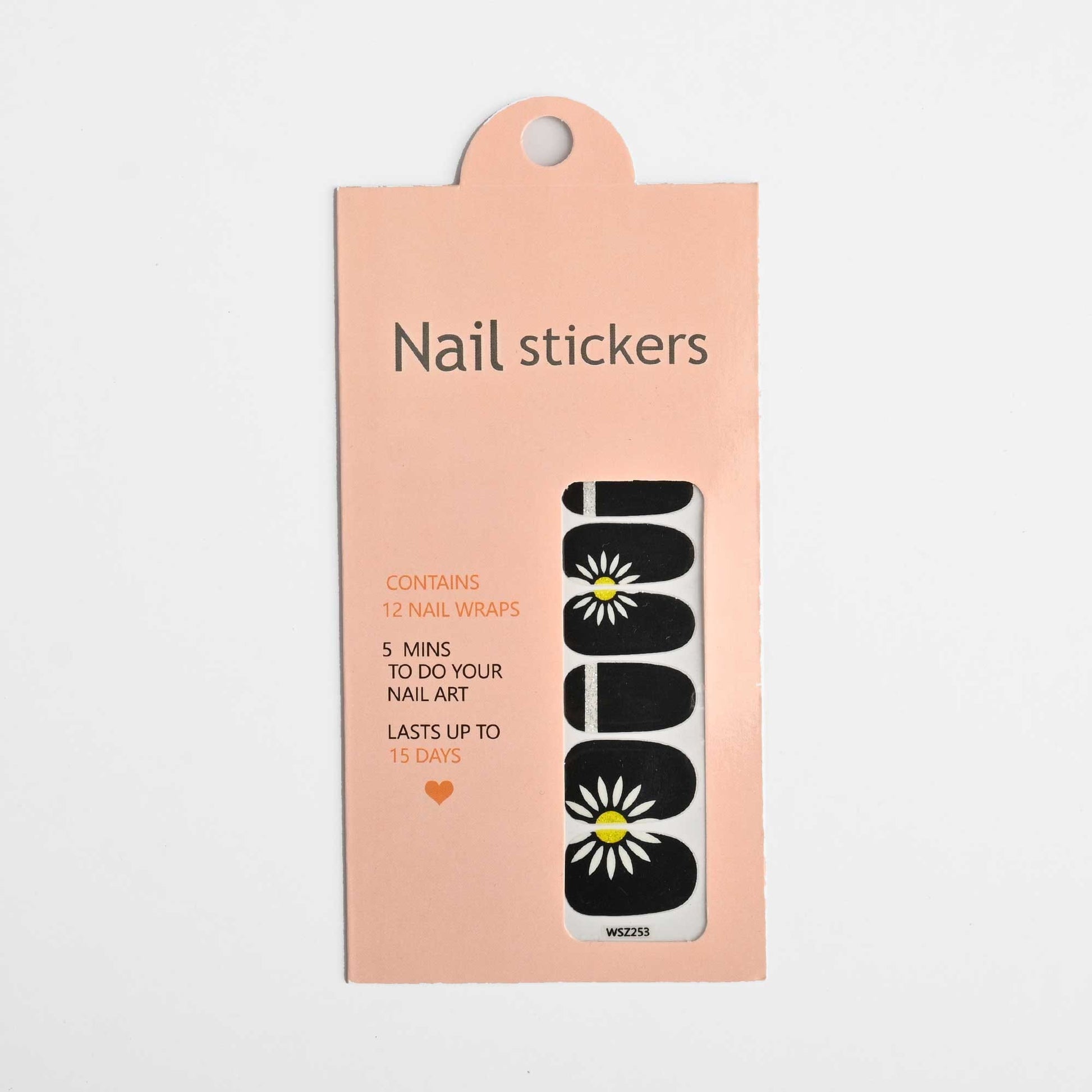Women's Nail Stickers - Pack Of 12 Wraps Health & Beauty RAM D13 