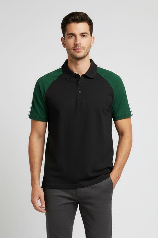 Black & Bottle Green