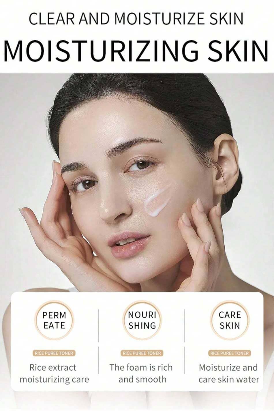 Bioaqua Rice Raw Pulp Face Cream - 50g