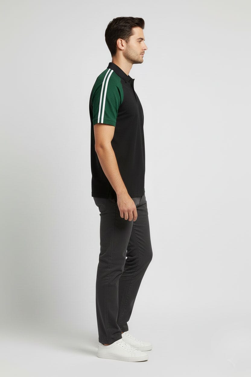 Black & Bottle Green