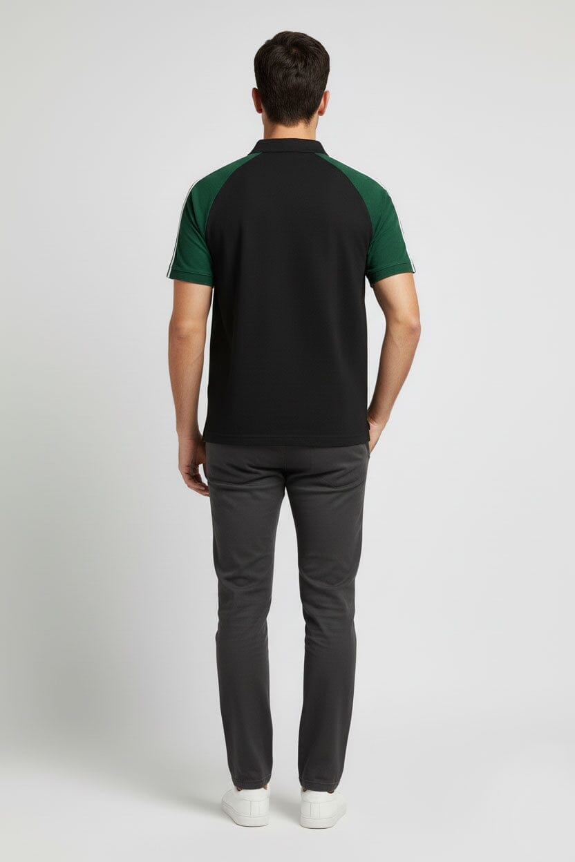 Black & Bottle Green