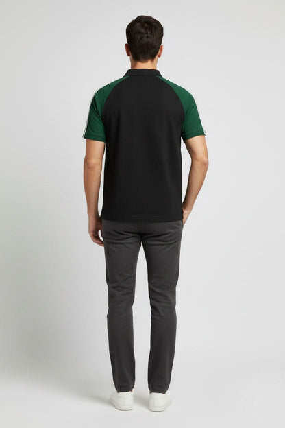 Black & Bottle Green