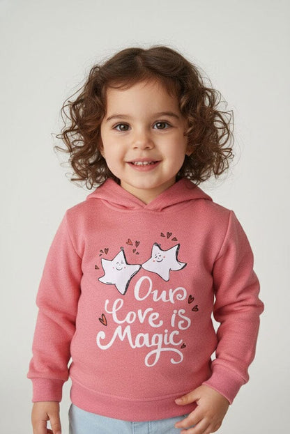 Baby Club Girl's Love Is Magic Pullover Hoodie