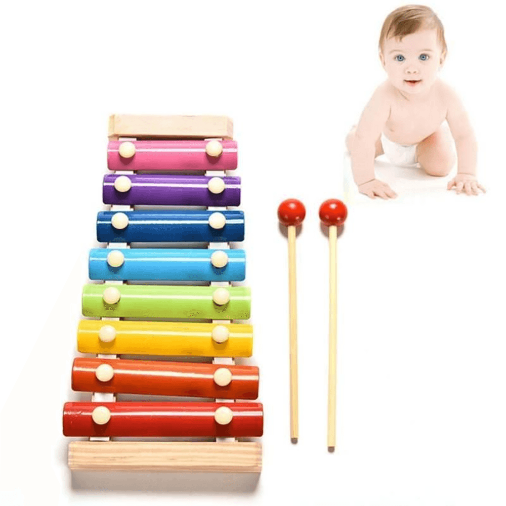 Wooden Xylophone Musical Toy For Kids With 8 Note