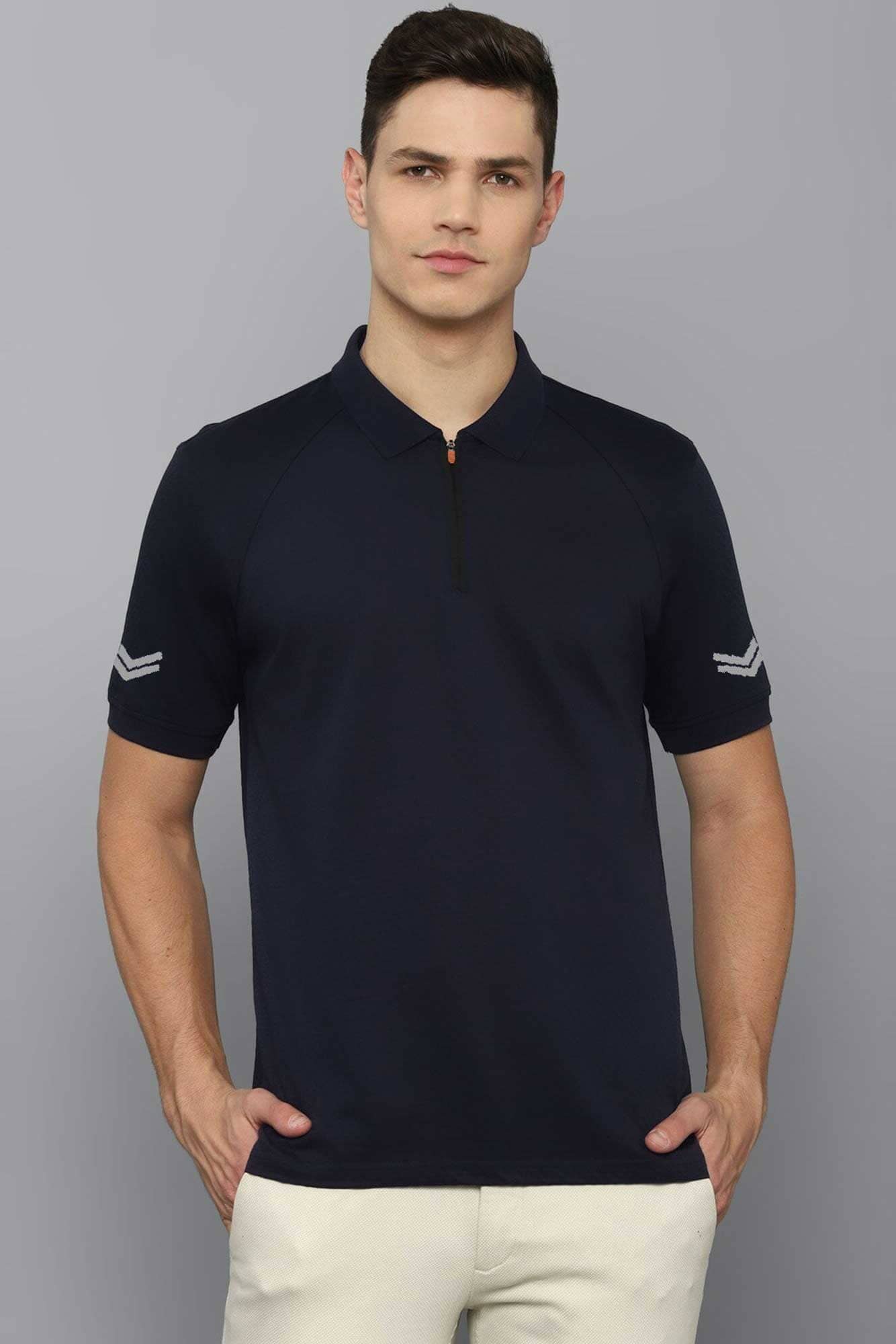Poler Men's Quarter Printed Activewear Polo Shirt