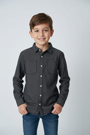 Styles Republic Boy's Cairo Denim Casual Shirt