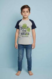 Style Republic Boy's Surf The Waves Tee Shirt