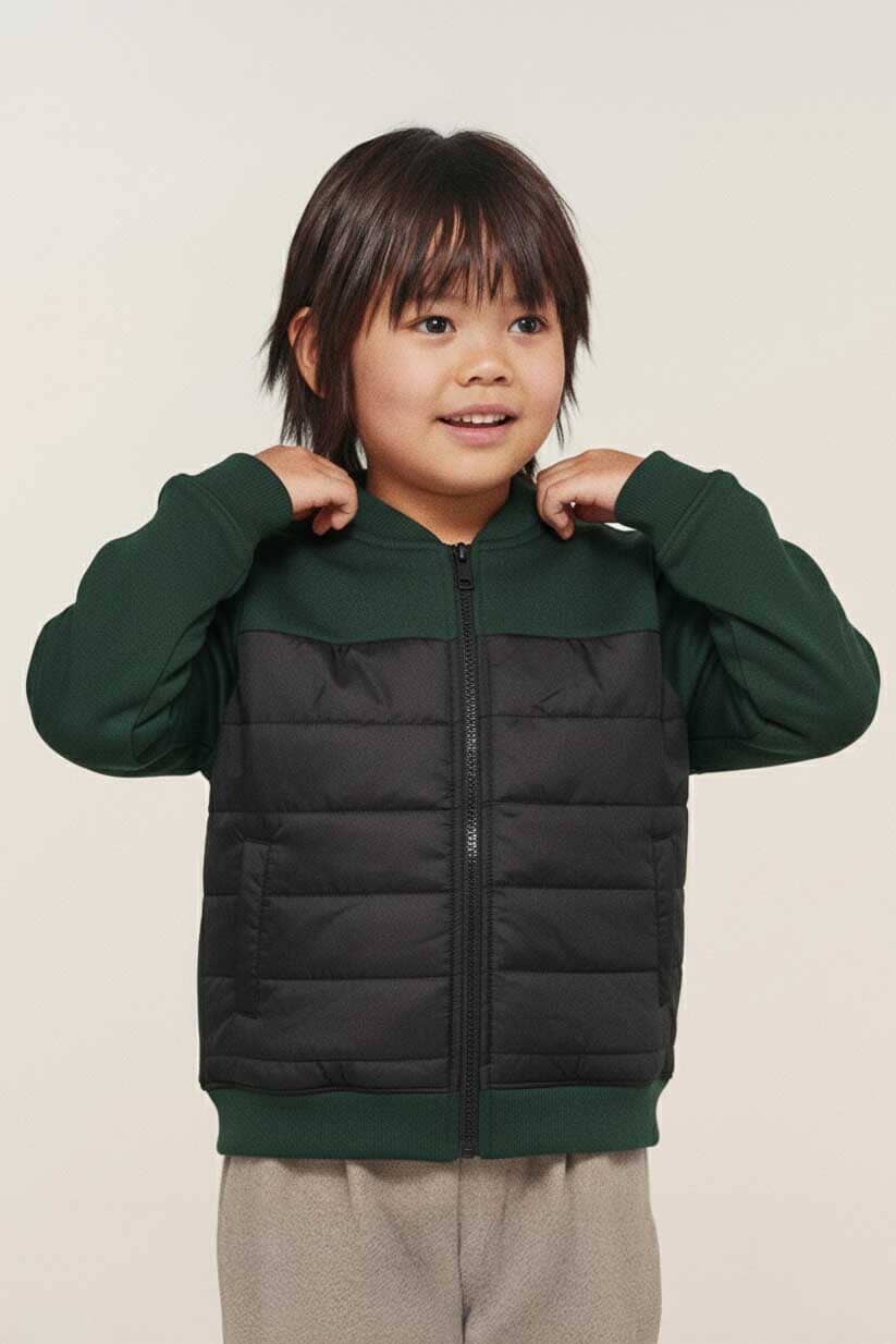 Bottle Green & Black