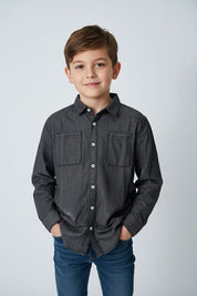 Styles Republic Boy's Cairo Denim Casual Shirt