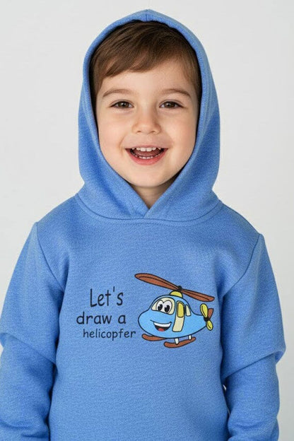 Baby Club Kid's Helicopter Pullover Hoodie