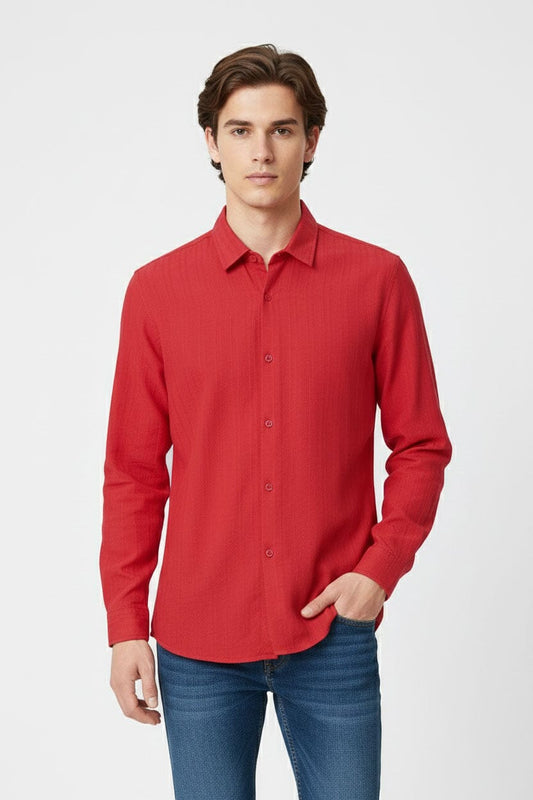 2 Much Men's Regular Fit Casual Shirt
