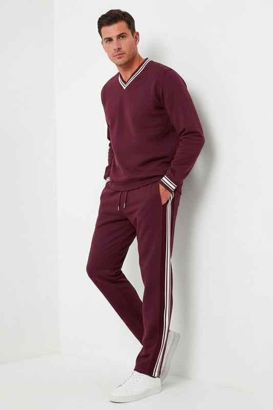 NLM Men's Tipped Twin Set