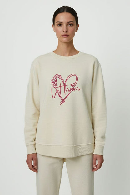 L.A.T Women's Let Them High Low Hem Minor Fault Sweatshirt