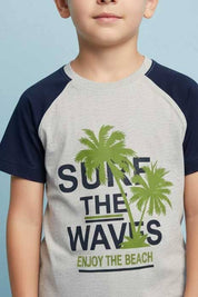Style Republic Boy's Surf The Waves Tee Shirt
