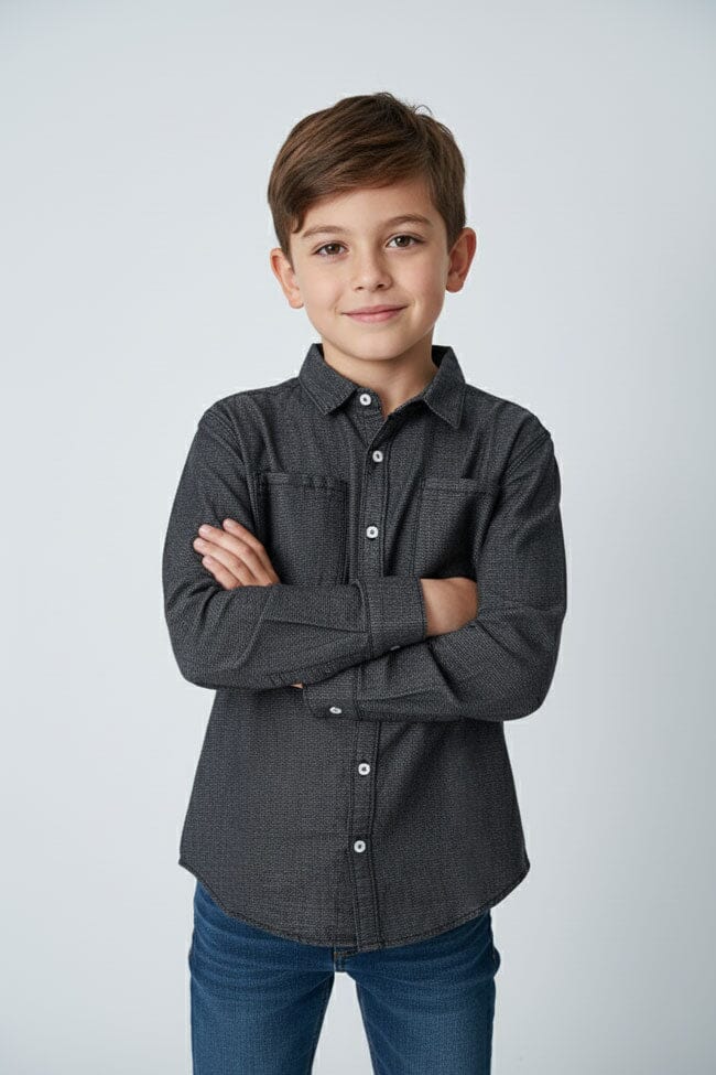 Styles Republic Boy's Cairo Denim Casual Shirt