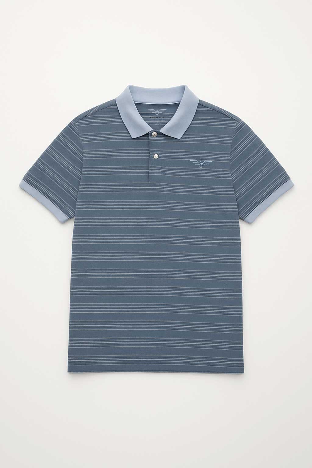 Eternity Premium Men's Microdot Striped Polo Shirt