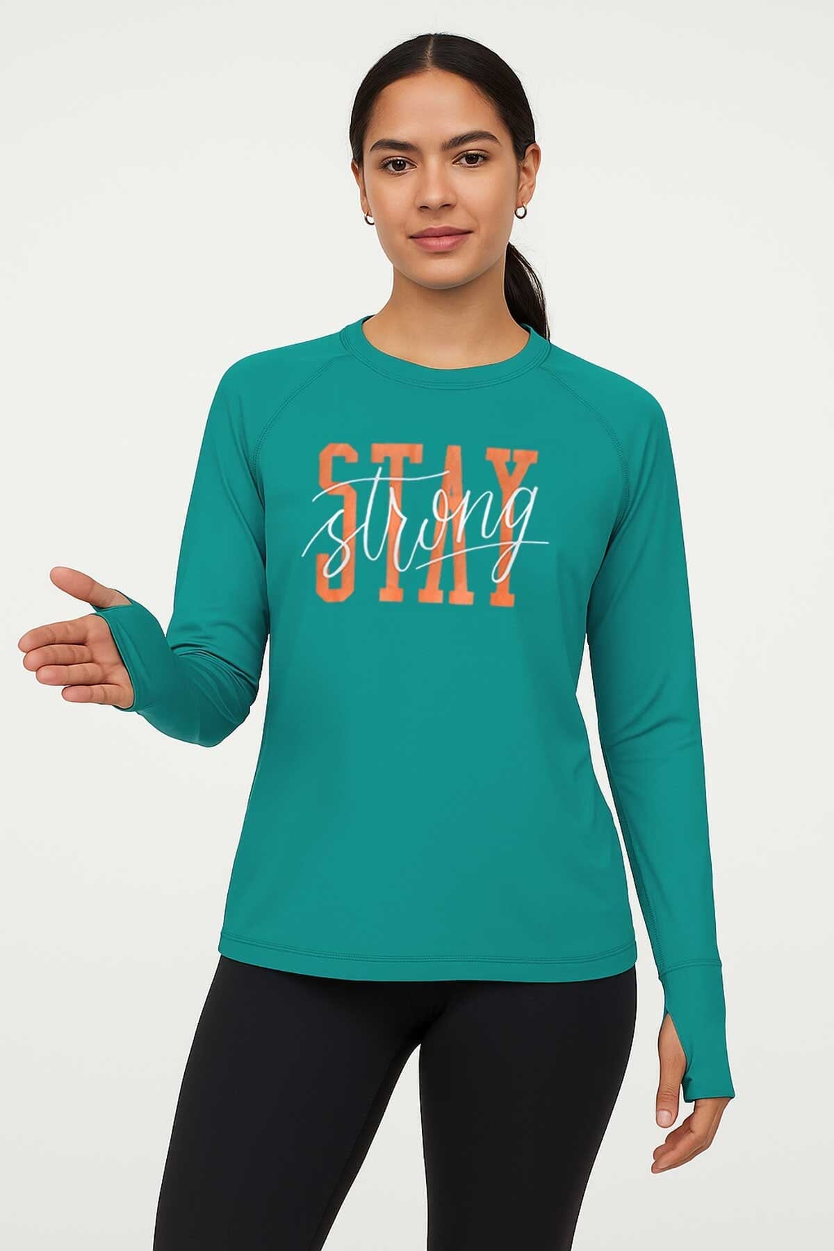Polo Republica Women's Stay Strong Activewear Tee Shirt