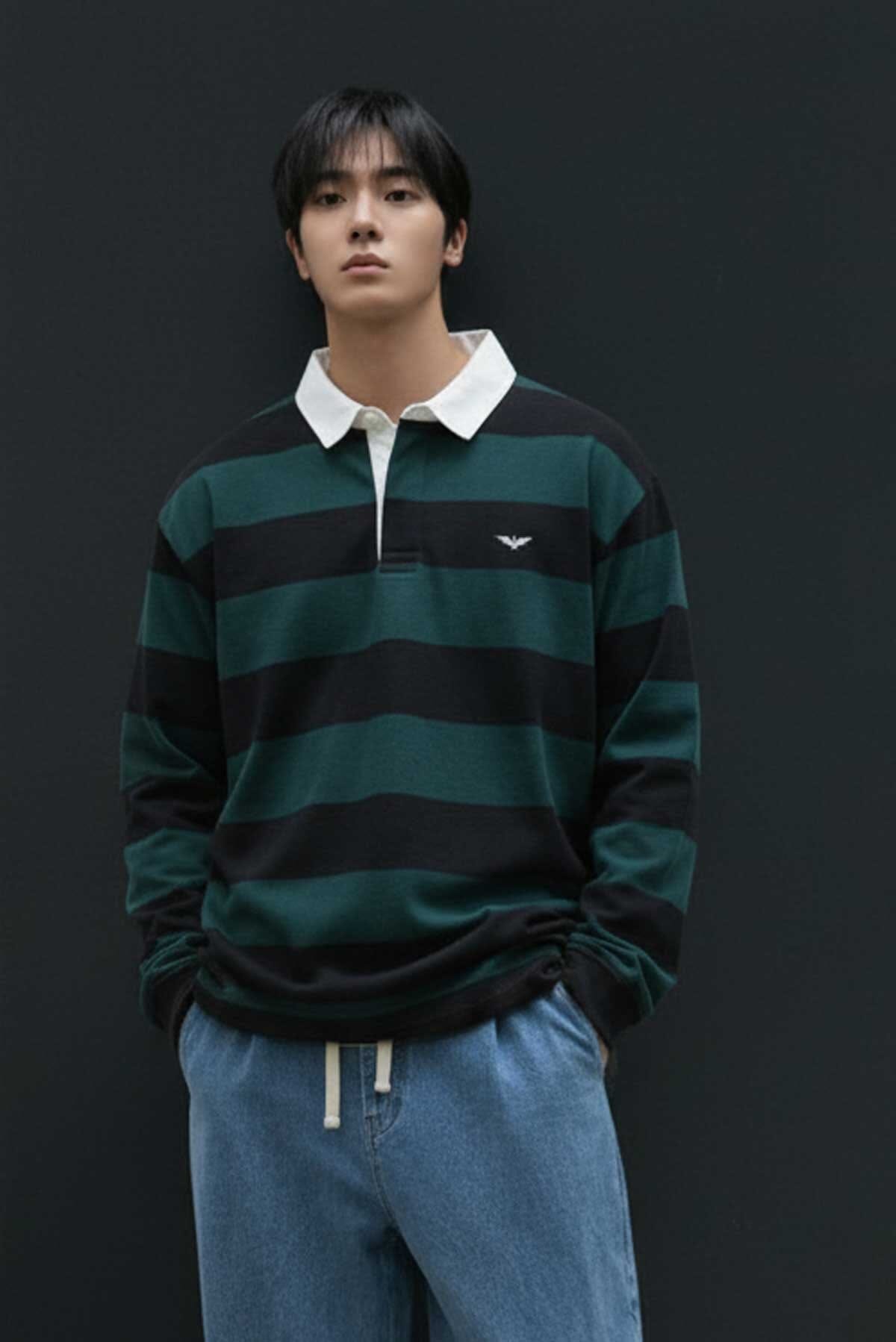 Bottle Green & Black