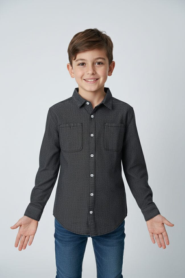 Styles Republic Boy's Cairo Denim Casual Shirt