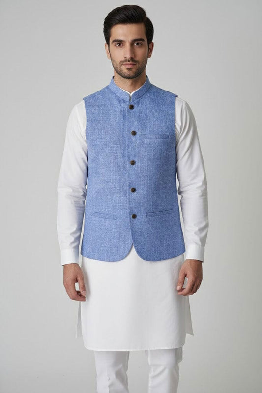 Ali Baba Men's Textured Premium Waistcoat