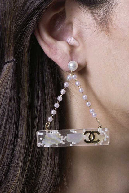 BAMNATION Double C Triangular Earrings