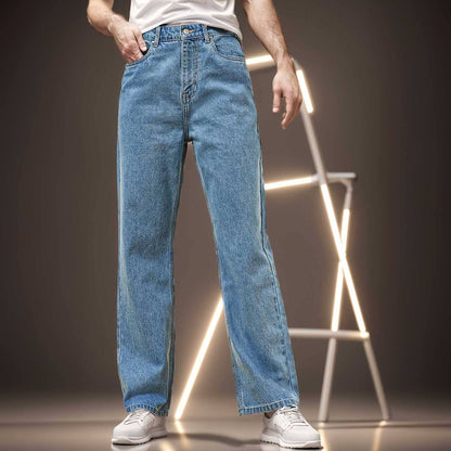 Lichfield Men's Straight Fit Classic Denim Pants