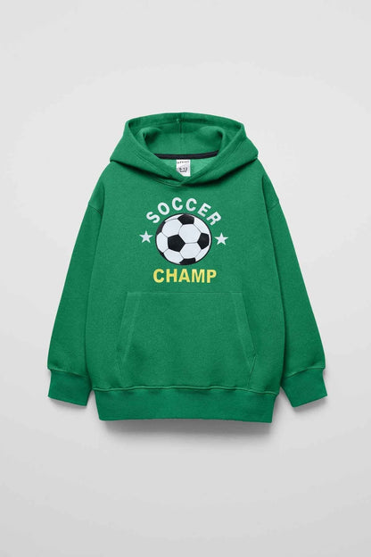 LFT Boy's Soccer Champ Fleece Pullover Hoodie
