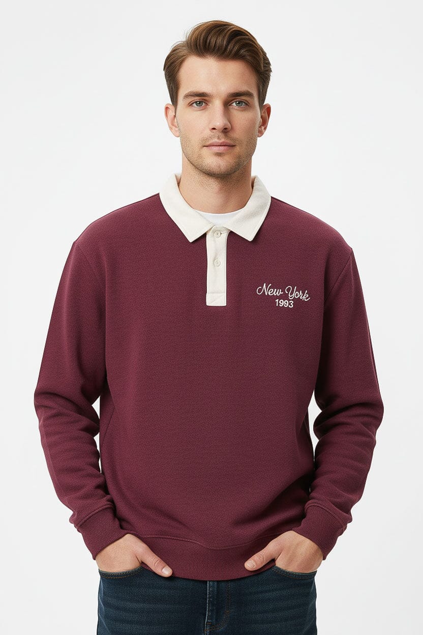 NL Men's New York Fleece Polo Shirt