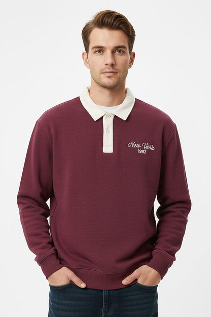 NL Men's New York Fleece Polo Shirt