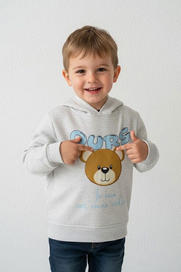 Baby Club Kid's Bear Pullover Hoodie