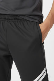 Men's Diagonal Striped Activewear Trouser