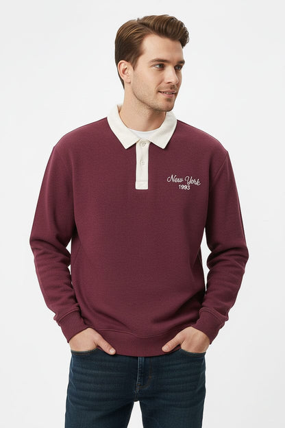 NL Men's New York Fleece Polo Shirt