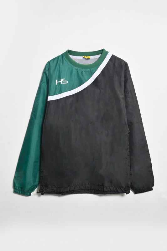 HS Men's Contrast Style Pullover Rain Shirt Men's Tee Shirt HM Garments (Sale Basis) Black 3XS 