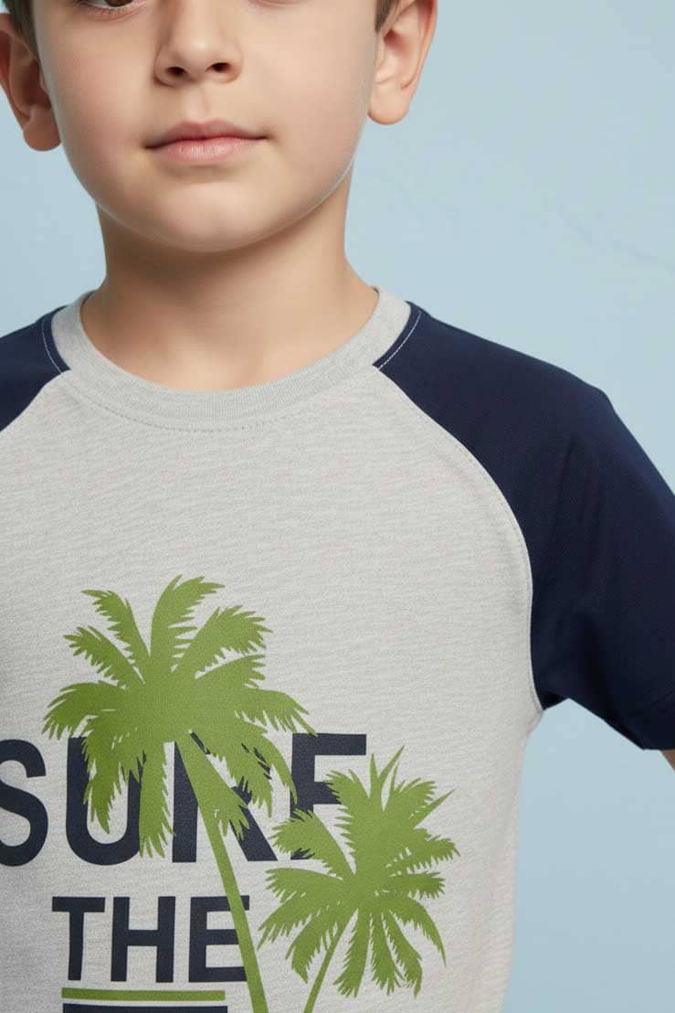 Style Republic Boy's Surf The Waves Tee Shirt