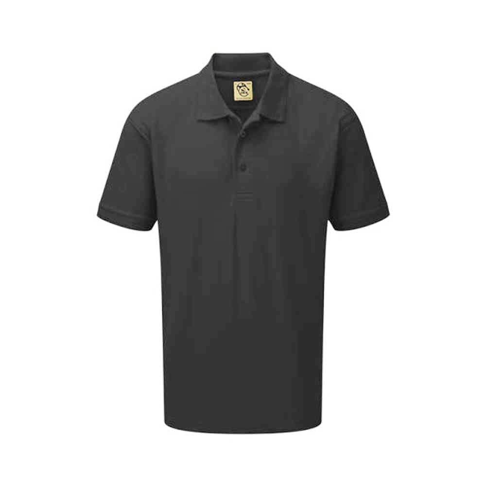 Men's Camrose Short Sleeve Pique Polo Shirt Men's Polo Shirt Image Graphite XXS 
