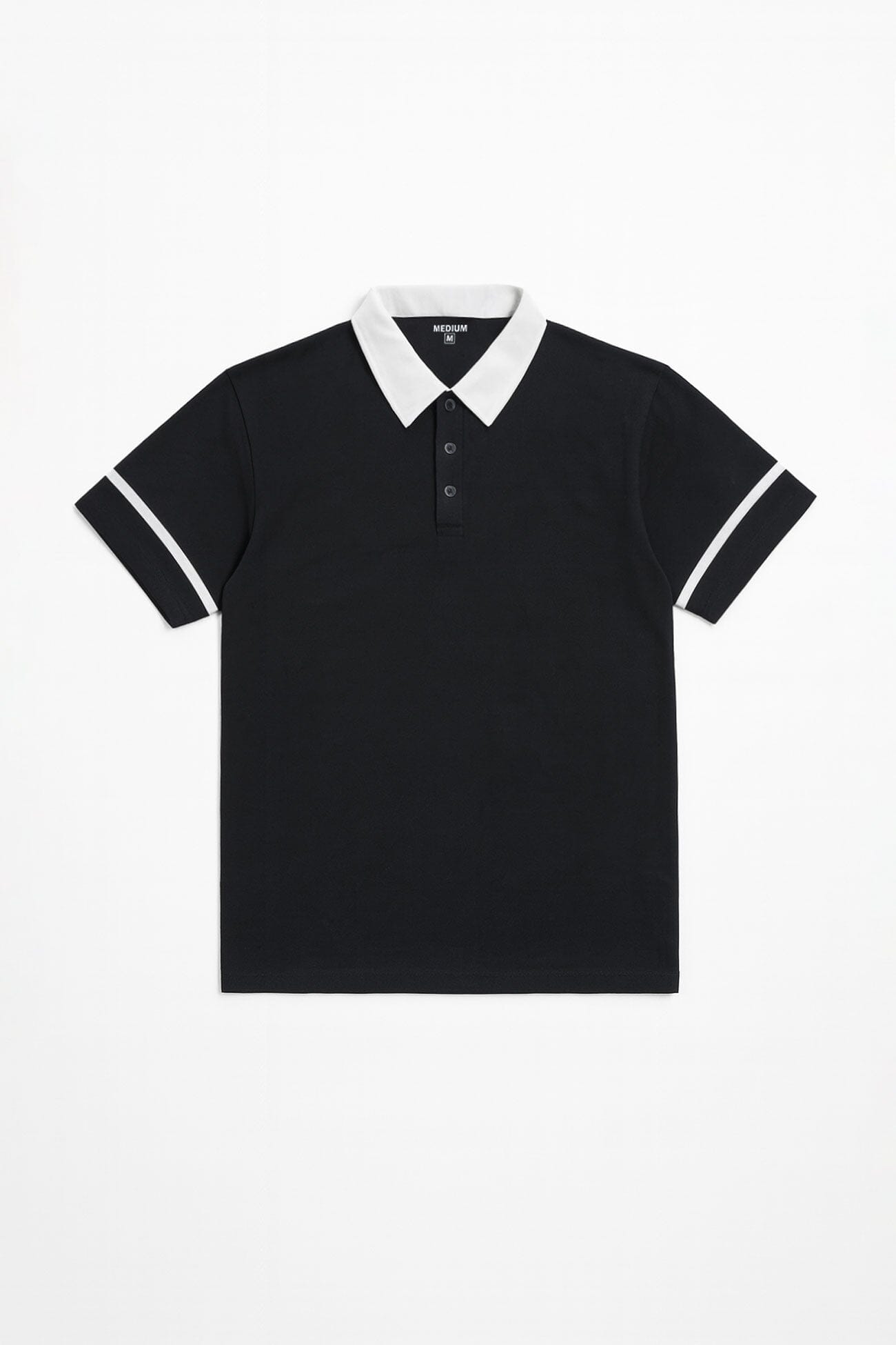 Men's Striped Sleeve Polo Shirt