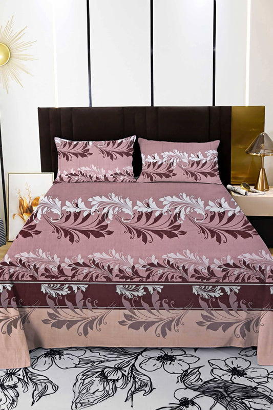 Polo Republica Pakkert Premium Collection 3 Piece Double Bed Sheet Bed Sheet Fiza 