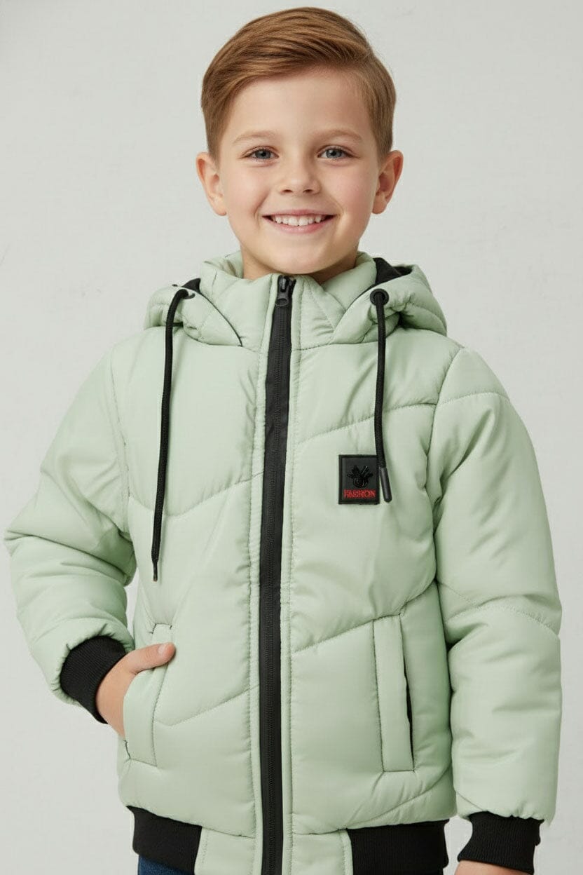 Boy's Fashion Hooded Puffer Jacket
