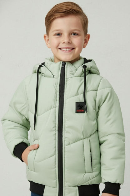 Boy's Fashion Hooded Puffer Jacket