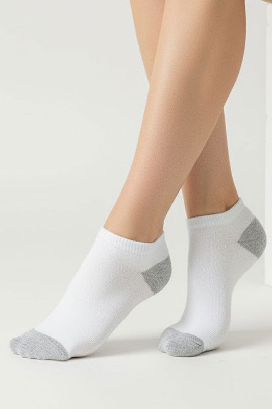 Janina Women's Contrast Ankle Socks - Pack Of 3