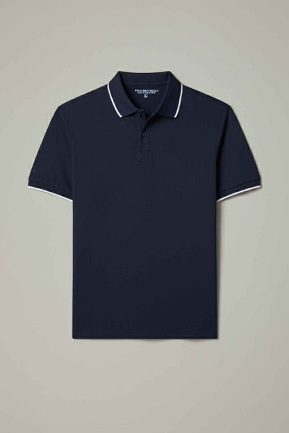 Polo Republica Men's Tipped Polo Shirt
