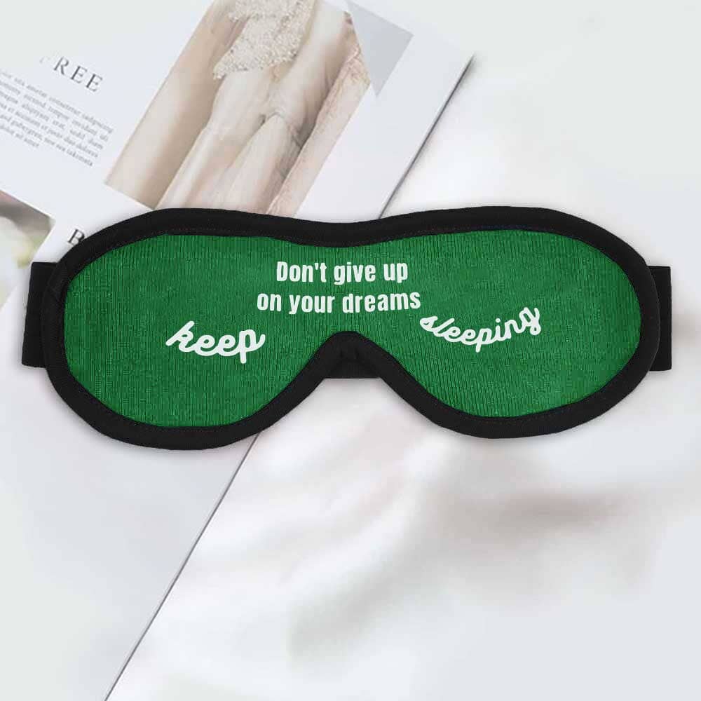 Polo Republica 'Sustainable Comfort' Eye Mask for Sleeping Eyewear Polo Republica Green Keep Sleeping 