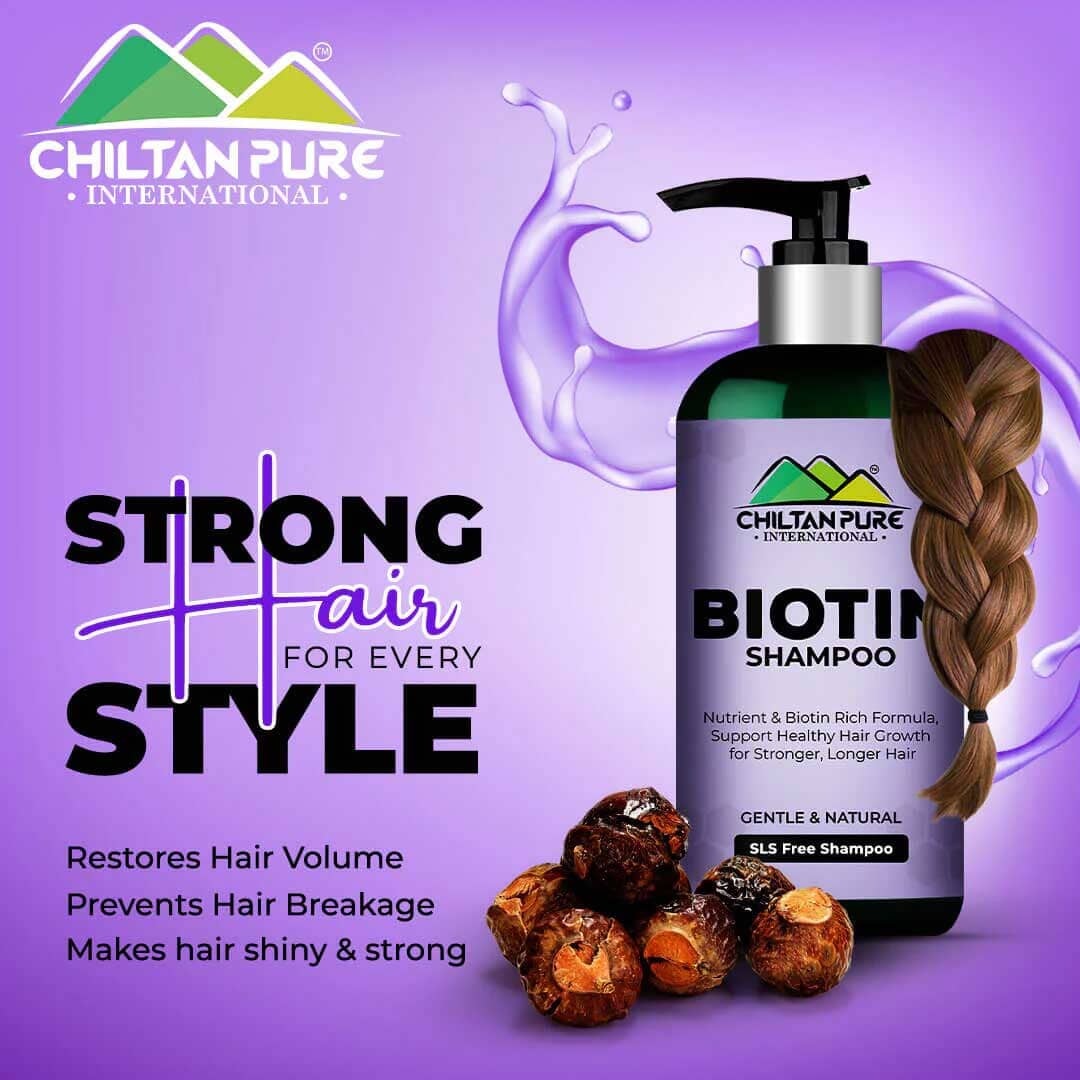 Chiltan Pure Biotin Shampoo- 260ml