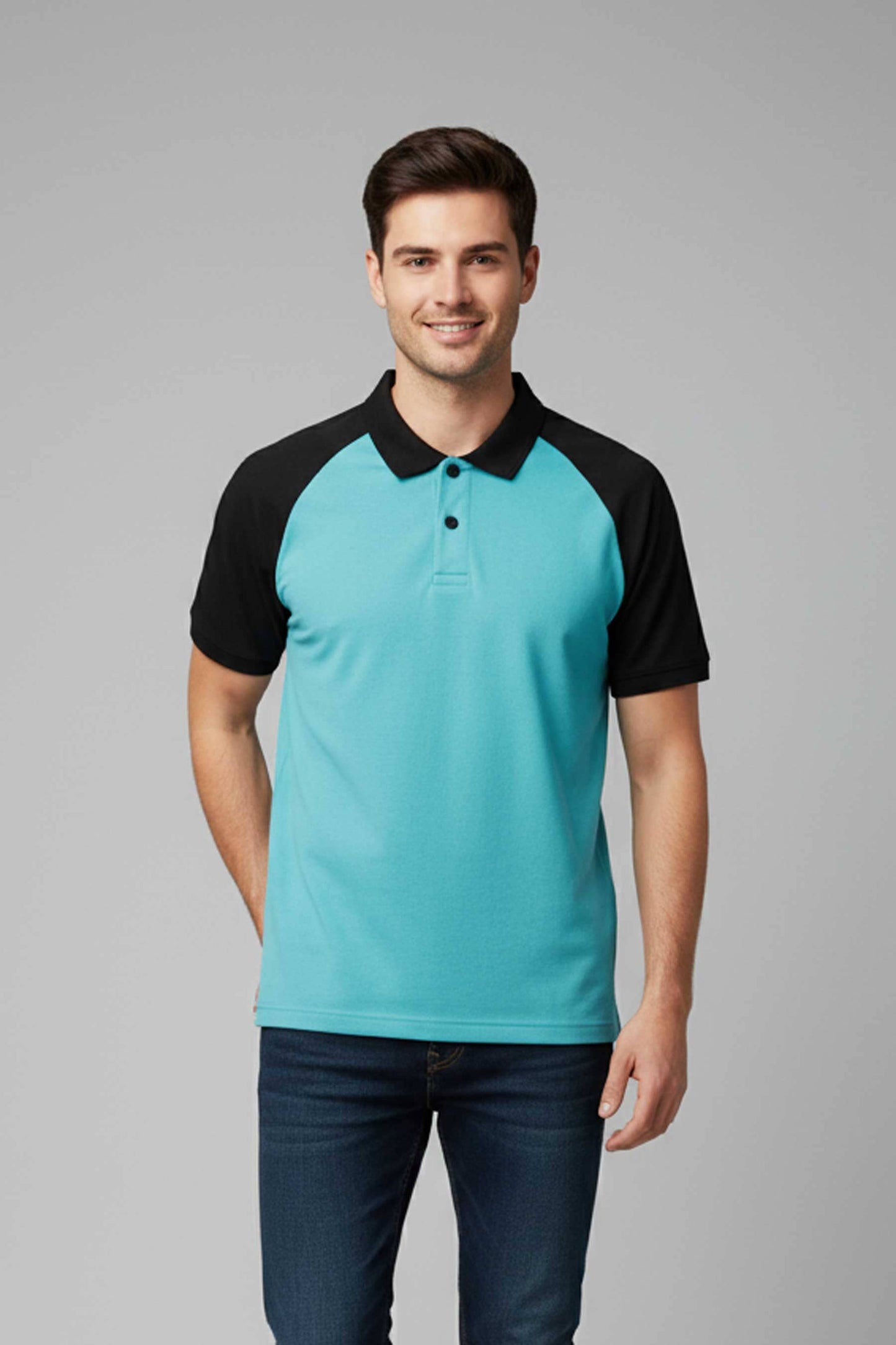 Light Turquoise & Black