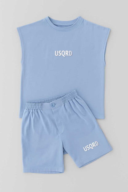 USQUARED Men's Four-Way Stretch Activewear Twin Set