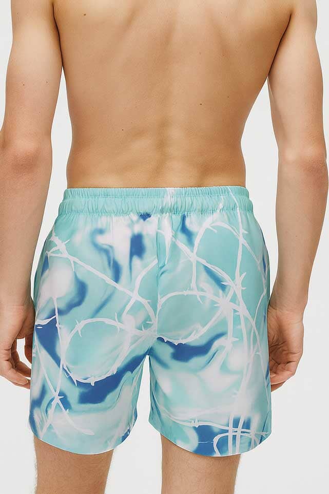 Men's Ocean Wave Activewear Swim Shorts