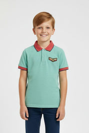 Styles Republic Boy's Military Polo Shirt